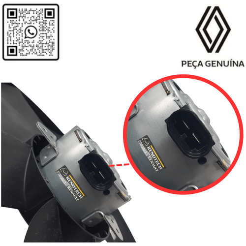 RN 912207  ELETROVENTILADOR DIREITO MENOR DO RADIADOR MASTER 2.3 16V M9T 921207366R -3-